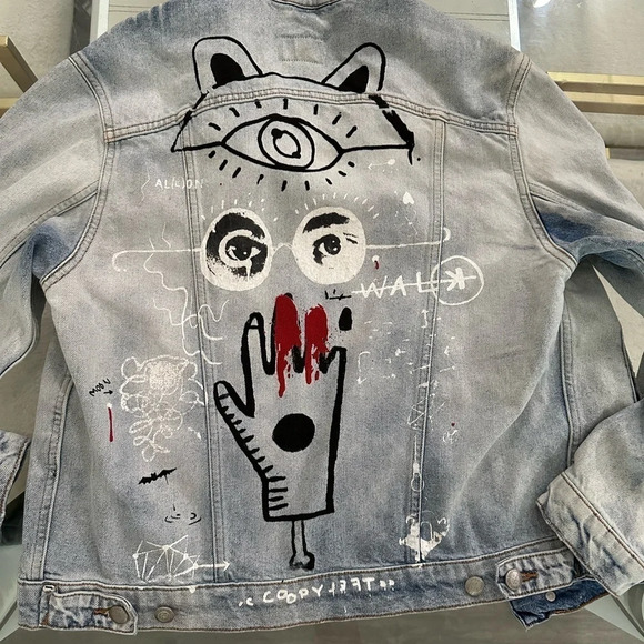 Zara premium denim colección jacket size s - Picture 6 of 7